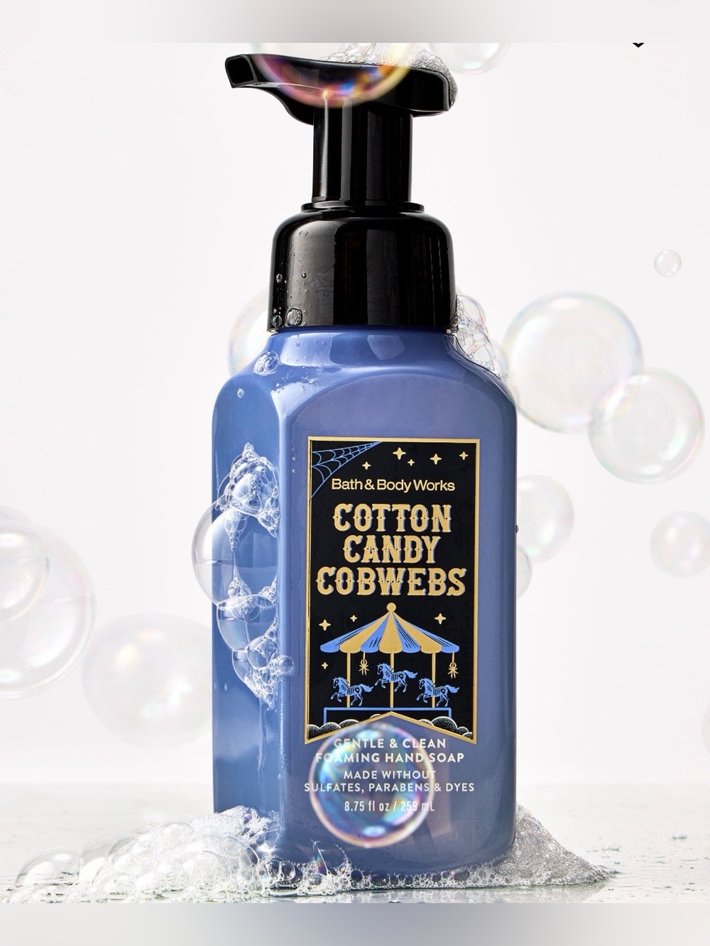 Bath & Body Works Cotton Candy Cobwebs Foaming Gentle Foaming Hand Soap - Picture 2 of 6